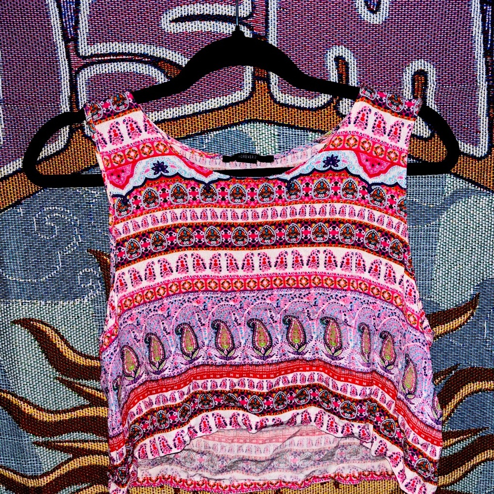 Forever 21 boho top size S